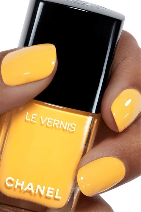 chanel le vernis nail 592 giallo|Chanel nail color chart.